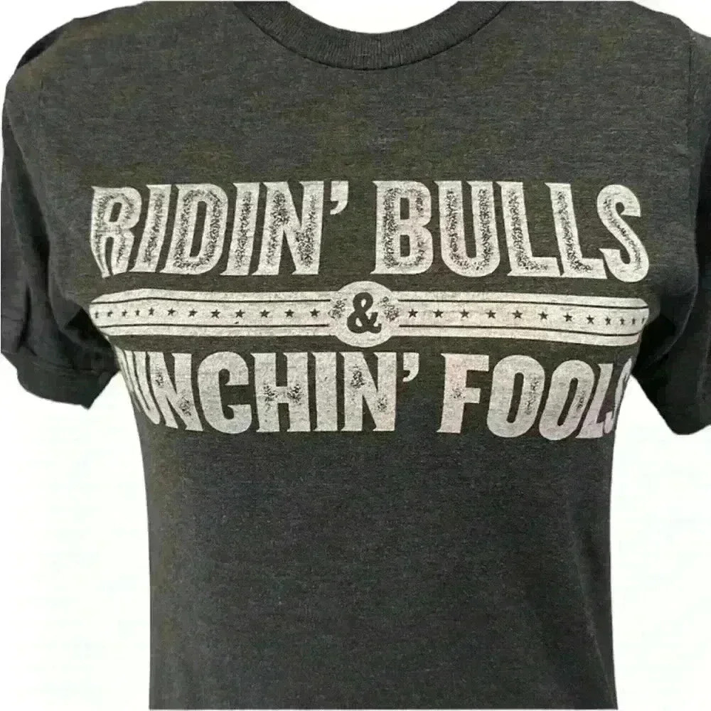 Ridin’ Bulls and Punching Fools t shirt size small - Picture 2 of 8